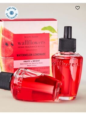 “WATERMELON LEMONADE” B&BW, 2-Pack Wallflowers Home Fragrance Refills, NEW + BOX